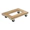 Vestil Tan Hardwood Dolly-Open Deck 900 lb Capacity Non-Marking 16 x 24 HDOF-1624-9-NM - alternate 2